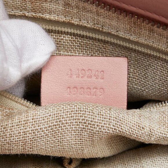 GUCCI Pink Leather Shoulder Bag - Picture 8 of 10